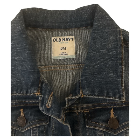 Old Navy Classic Blue Denim Jacket - Picture 2 of 4